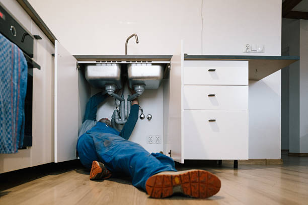 Professional Drain Cleaning technician working in Grand River, OH